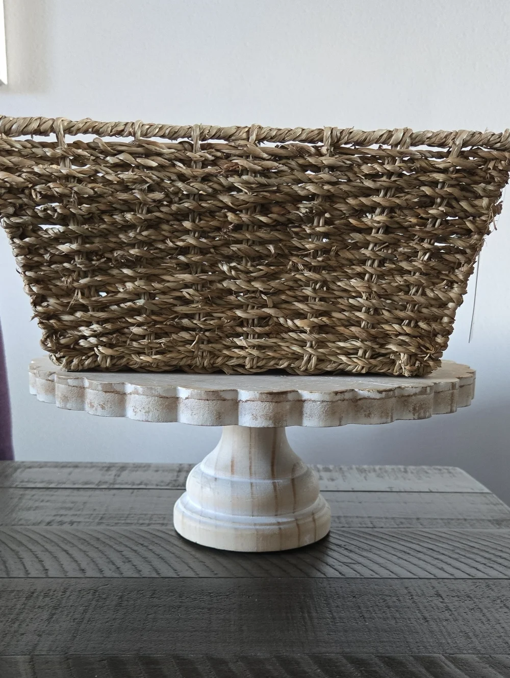 Natural Seagrass Woven Storage Basket - Brown